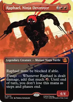 MTG Teenage Mutant Ninja Turtles - Raphael, Ninja Destroyer (Borderless) - Image 1