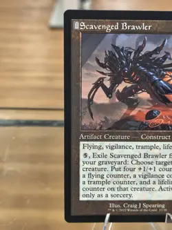 Scavenged Brawler (Retro Frame) Commander: the Brothers' War Regular Free Ship! - Image 5