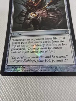 Wizards Mindcrank New Phyrexia Artifact Foil 144/175 Chris Rahn MTG - Image 2