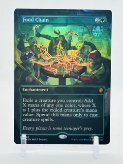 Food Chain (Borderless) Commander: Teenage Mutant Ninja Turtles Foil #133 - Image 1