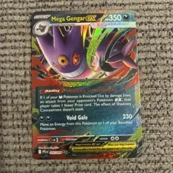 Pokemon TCG Mega Gengar ex Double Rare Phantasmal Flames 056/094 NM - Image 1
