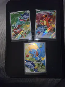 Pokemon First Partner Series 1 Kanto Lot Bulbasaur 37 Charmander 38 Squirtle 39 - Image 3
