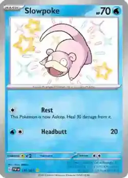 Pokemon Slowpoke - 116/091 - Shiny Rare NM-Mint Paldean Fates - Image 1