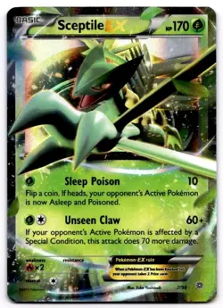 Sceptile EX 7/98 Holo EX Rare Ancient Origins Pokemon Holo Near Mint - Image 1