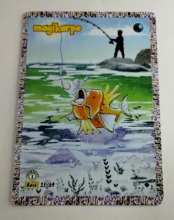 Magikarpo (Magikarp) 35/69 Dittomon Base Set First Edition non-TCG Pokemon - Image 2