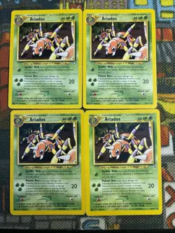 Pokemon - Ariados - Neo Genesis 27/111 - Uncommon (x4) - Vintage - Set Of 4 💎🔥 - Image 1