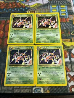 Pokemon - Ariados - Neo Genesis 27/111 - Uncommon (x4) - Vintage - Set Of 4 💎🔥 - Image 2