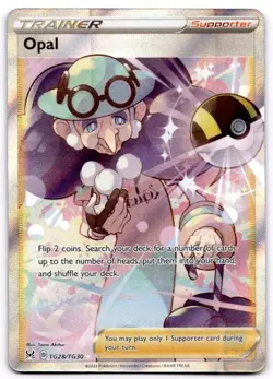 Opal TG28/TG30 Ultra Rare Lost Origin Trainer Gallery Pokemon Holo Near Mint - Image 1