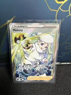 Pokemon TCG Melony Trainer Ultra Rare Full Art Holo TG26/TG30 Astral Radiance - Image 1