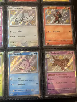Paldean Fates—16 RARE Shiny card Lot—Riolu Slowpoke Crocalor Pokemon NM - Image 5