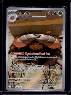 2025 Pokemon Destined Rivals Crustle #186/182 - Image 1