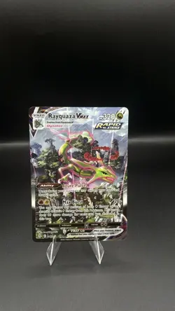 Pokemon TCG Rayquaza VMAX (Alternate Art Secret). Mint Condition. - Image 1