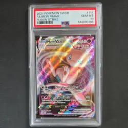 MEW VMAX 114/264 FUSION STRIKE POKEMON PSA 10 - Image 1