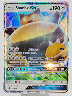 Snorlax GX SM05 JUMBO Pokemon Sun moon Promo 2016 NM - Image 1