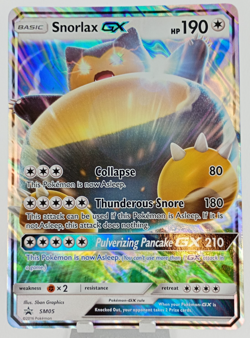 Snorlax GX SM05 JUMBO Pokemon Sun moon Promo 2016 NM - Image 2