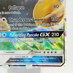 Snorlax GX SM05 JUMBO Pokemon Sun moon Promo 2016 NM - Image 5