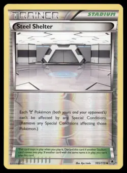 Pokemon TCG Steel Shelter 105/119 Reverse Holo - Image 1