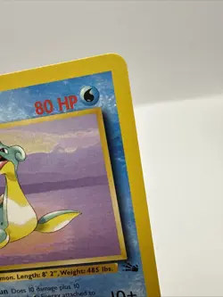 Pokemon TCG Lapras Fossil 25 Regular 1st Edition Rare Nice NM - Image 3