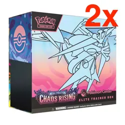 Pokemon TCG Chaos Rising Pokemon Center Elite Trainer Box PKC ETB [SET OF 2] - Image 1