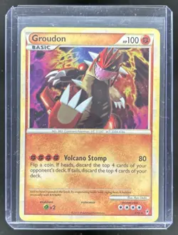 2011 Pokemon Call of Legends Groudon Holo #6/95 - Image 1
