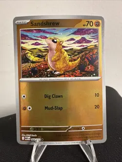 Pokemon Mega Evolution Base Sandshrew Reverse Holo 068/132 - NM Near Mint - Image 1