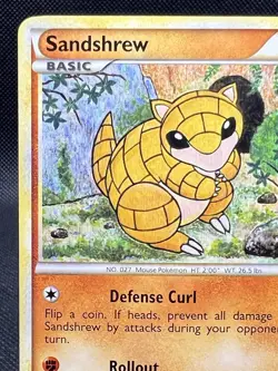 Pokemon TCG HeartGold & SoulSilver Sandshrew Non Holo Common 79/123 LP - Image 2