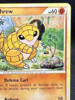 Pokemon TCG HeartGold & SoulSilver Sandshrew Non Holo Common 79/123 LP - Image 3