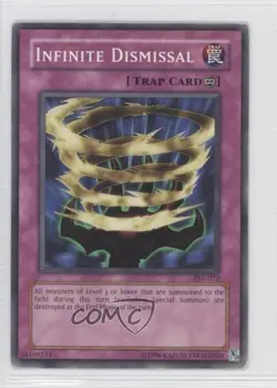 Infinite Dismissal Unlimited YuGiOh Pharaoh's Servant #PSV-072 2002 READ - Image 1