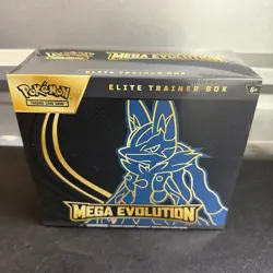 Pokemon TCG Mega Evolutions Elite Trainer Box ETB New Sealed - Image 1