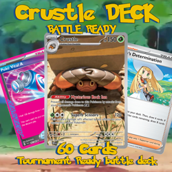Stylized Crustle TCG Deck | Competitive Tournament Ready | Pokemon Decks - Image 1