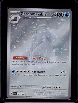 2024 Pokemon Stellar Crown Crabominable #149/142 - Image 1