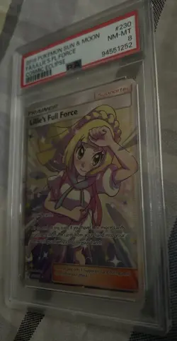 Pokemon TCG Cosmic Eclipse Lillie’s Full Force PSA 8 - Image 3