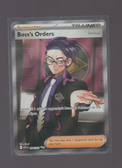 BOSS'S ORDERS [CORBEAU] 256/217 ULTRA RARE ME: ASCENDED HEROES POKEMON HOLO NM/M - Image 1