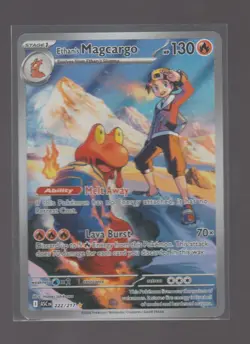 ETHAN'S MAGCARGO 222/217 ILLUSTRATION RARE ME: ASCENDED HEROES POKEMON HOLO NM/M - Image 1