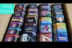 Vintage Pokemon Empty Tin Lot 820650804090 - Image 1