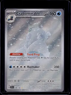 2024 Pokemon Stellar Crown Crabominable #149/142 - Image 1