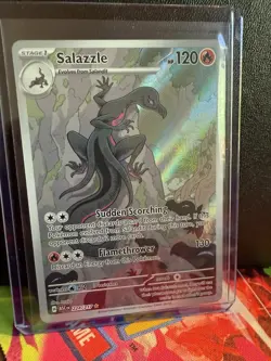 Pokemon TCG Salazzle illustration Rare NM: 224/217 - Image 1