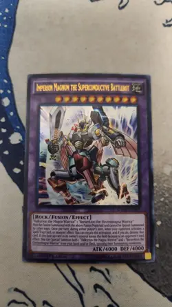 YuGiOh! IMPERION MAGNUM THE SUPERCONDUCTIVE BATTLEBOT SDMY-EN041 MP 1st Edition - Image 1