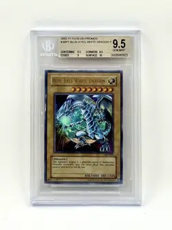 Yugioh Blue-Eyes White Dragon JMP-001 Shonen Jump Promo 2002 Ultra Rare BGS 9.5 - Image 1