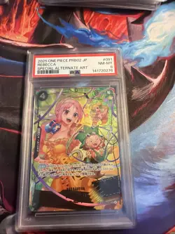 PSA 9 Rebecca OP05-091 OP06 Special ALT ART One Piece Japanese - Image 1
