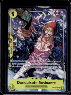 2025 One Piece Legacy of the Master Donquixote Rosinante Rare #OP12-108 - Image 1