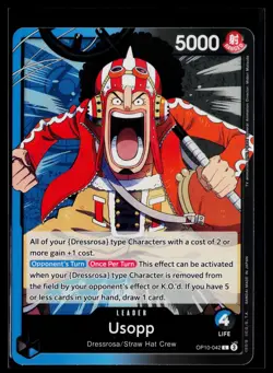 Usopp - OP10-042 - Leader - English - Near Mint - One Piece CCG - Image 1