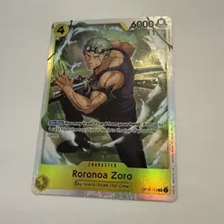 Roronoa Zoro FOIL OP15-113 Adventure on Kami's Island SR One Piece Mint Unplayed - Image 2