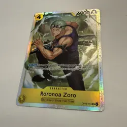 Roronoa Zoro FOIL OP15-113 Adventure on Kami's Island SR One Piece Mint Unplayed - Image 3