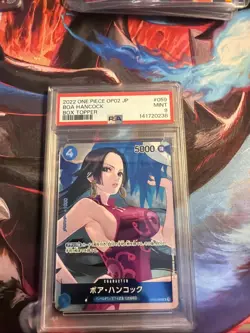 Boa Hancock - OP02-059 - PSA 9- Box Topper Japanese - OP02 - One Piece - Image 1