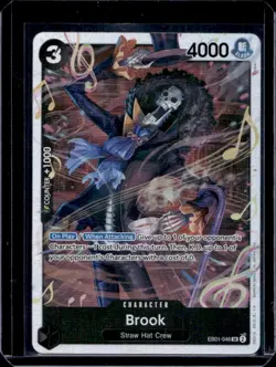 2024 One Piece Memorial Collection Brook Super Rare #EB01-046 - Image 1