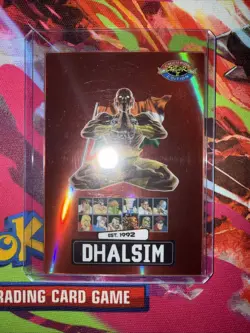 Dhalsim (red) Street Fighter 2 Champion Edition PSA Promo Card PSA-9 - Image 1