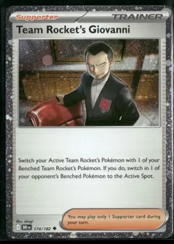 Miscellaneous Cards & Products #174/182 Team Rocket's Giovanni (Cosmos Holo) - Image 1