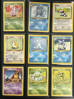 Pokemon Base Set 102/102 100% Complete Set Charizard Binder Lot WOTC Cards NM-LP - Image 5