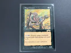 PLAGUEBEARER Vintage EX Exodus MTG Magic the Gathering Black Card - Image 1